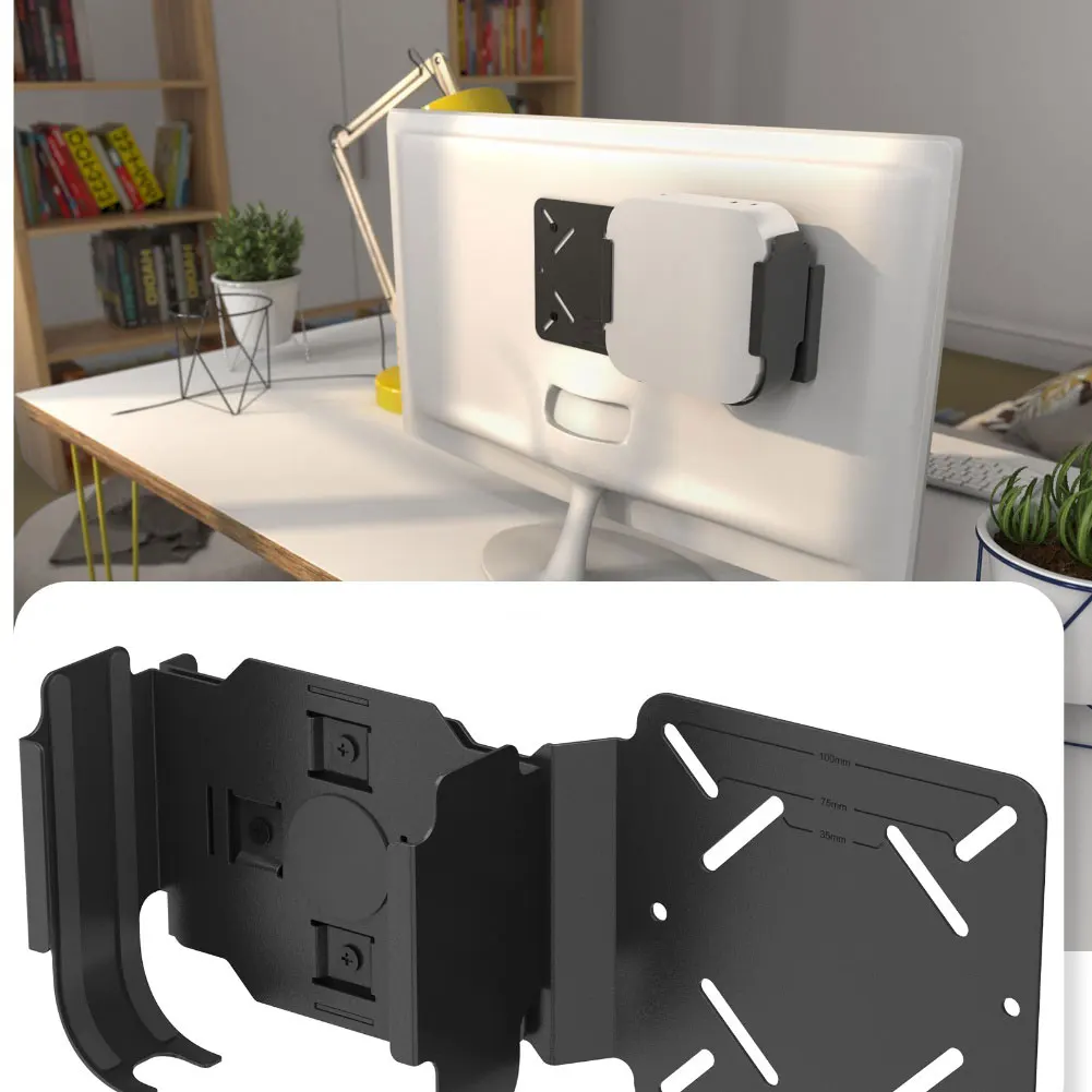 

Монтажный кронштейн для Mac Mini M4/M4 Pro, металлический держатель для монитора VESA, адаптер-удлинитель, аксессуары для ПК