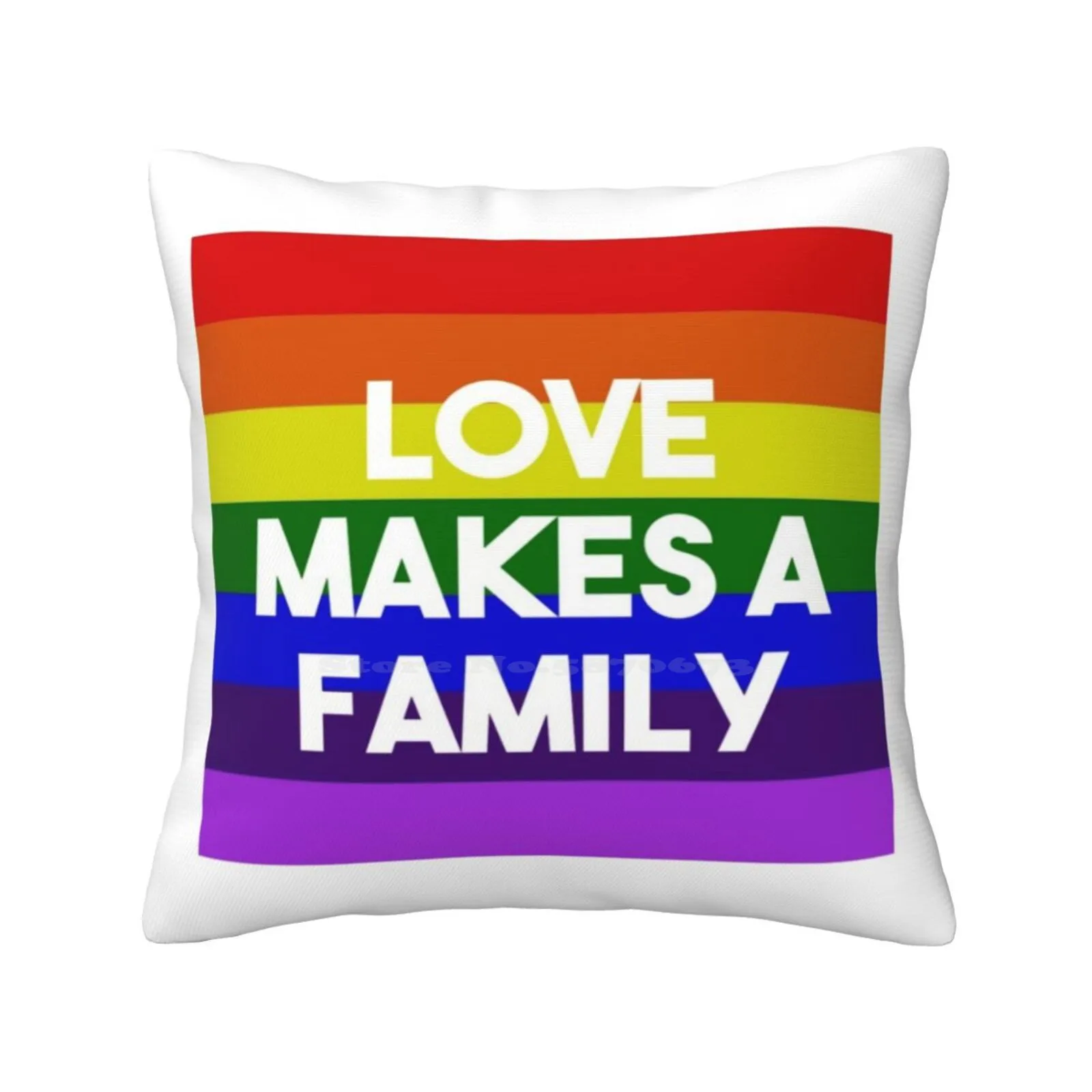 Love Makes A Family. Pillowslip Pillowcase Love Family Pride Lesbian Dogs Childrensbooks Diversity Lgbtqia