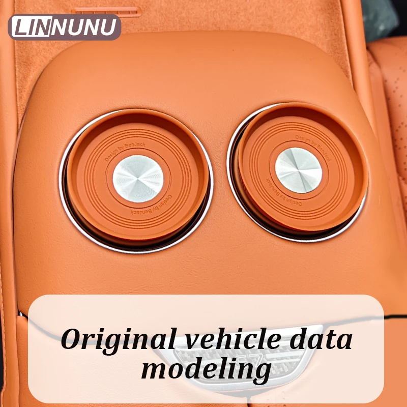 Linnunu for Deepal S07 L07 Sl03 2025 Car Central Control Water Cup Silicone Pad Interior Modification Accessories Products Mats