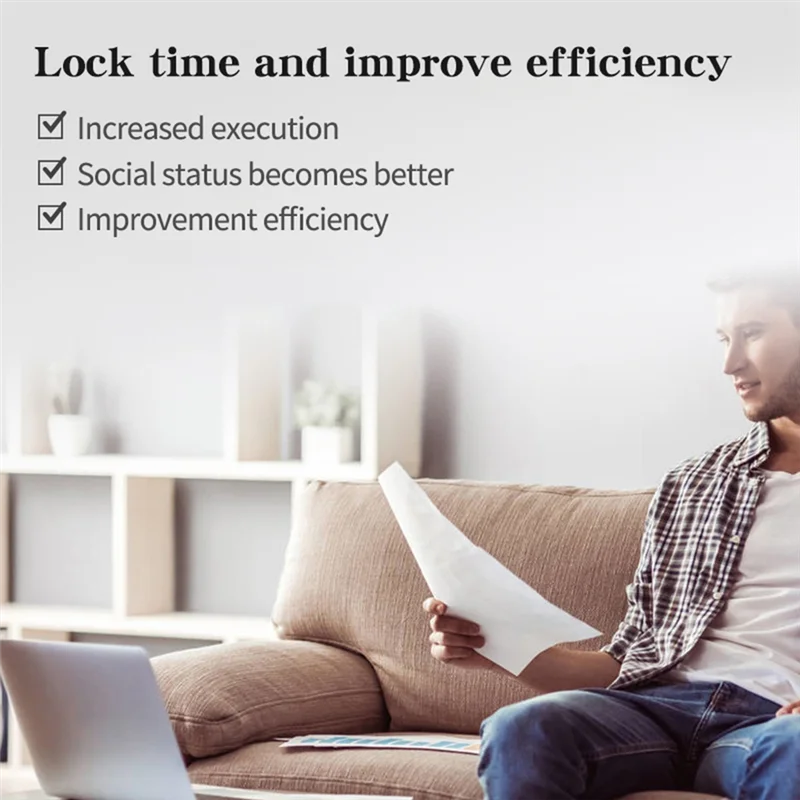 FEB-Smart Time Lock Display LCD Interruttore timer elettronico USB ricaricabile timer lucchetto elettronico da viaggio