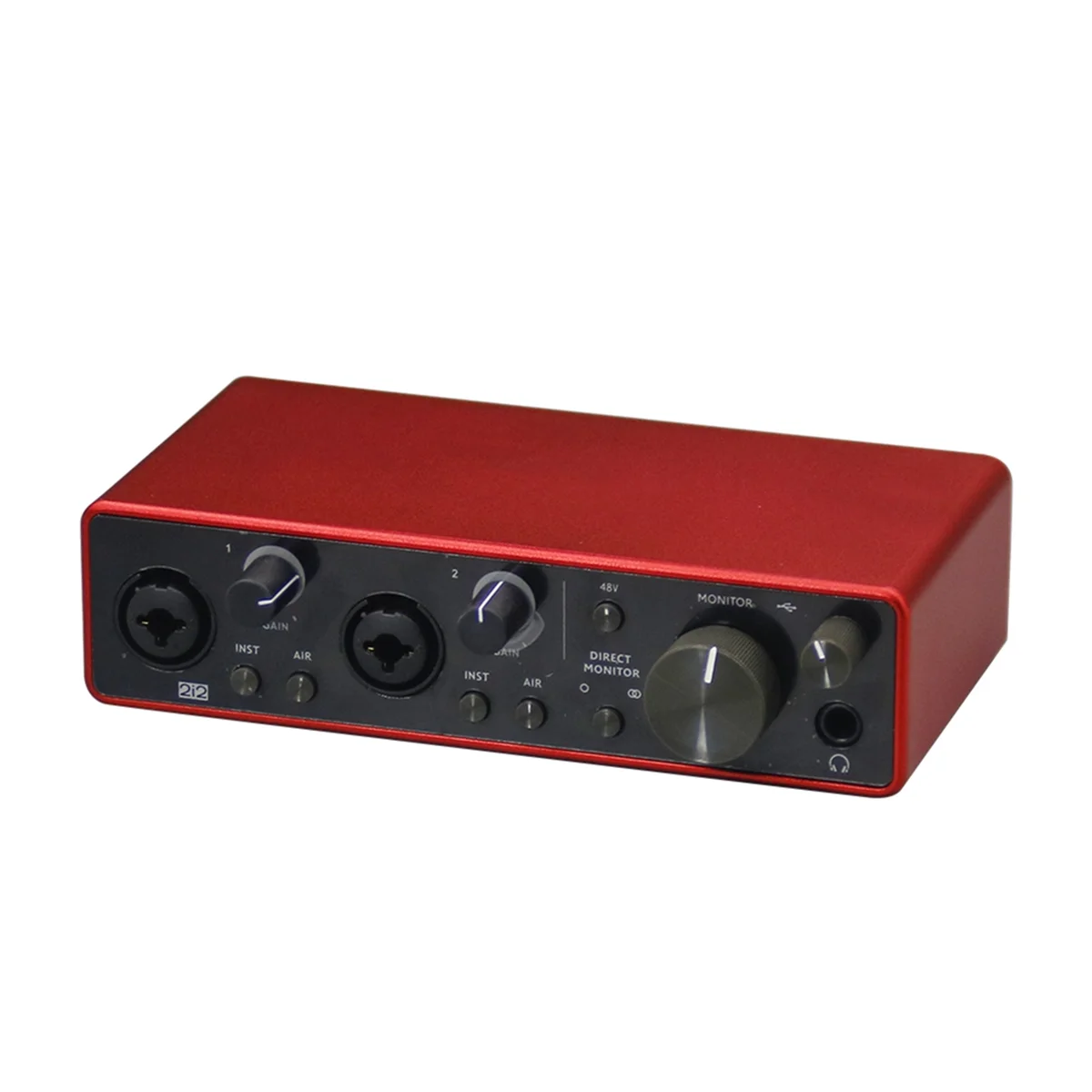 2i2 (3rd Gen) Professional Audio Interface External USB Sound Card Audio Headphone Amplifier Mic Preamp