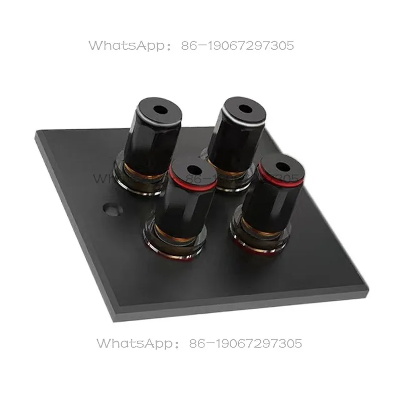 Audio Terminal Panel Surround Speaker Two-position Four-position All-aluminum Socket