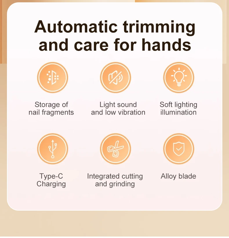 2-in-1 Elektrischer Nagelknipser, Maniküre Anti-Spritz-Nageltrimmer für Babys, Finger- und Zehenschere, Pediküre-Werkzeug für dicke Nägel – Detail 2