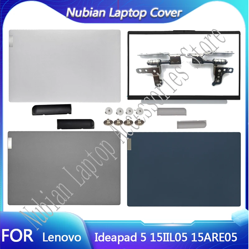 

NEW For Lenovo Ideapad 5 15IIL05 15ARE05 15ITL05 ideapad 5-15 2020 2021 LCD Back Cover Front Bezel Hinges Rear Lid Top Back Case