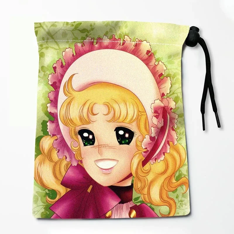 Candy Candy Drawstring Bags Festive Accessories 25X32CM Peach Skin Fabric Resuable Storage Clothes Bag Tarot Bag