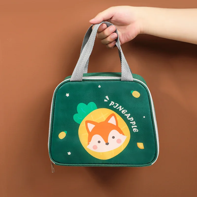 Kawaii Portable Fridge Thermal Bag Women Children\'s School Thermal Insulated Lunch Box Tote Food Small Cooler Bag Pouch