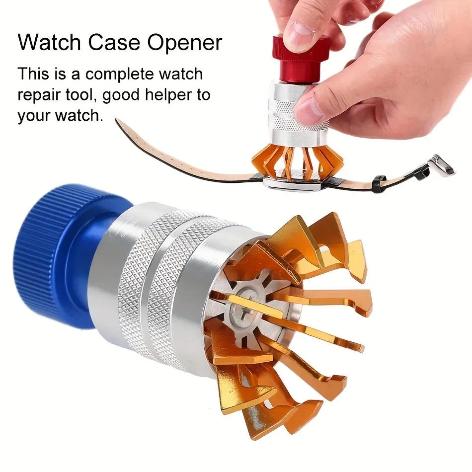 Watch Repairing Tools, Back Case Cover Removal Remover Opener Tool Kit For Watchmaker, Watch Glass Replacement Repair Tool, Idea