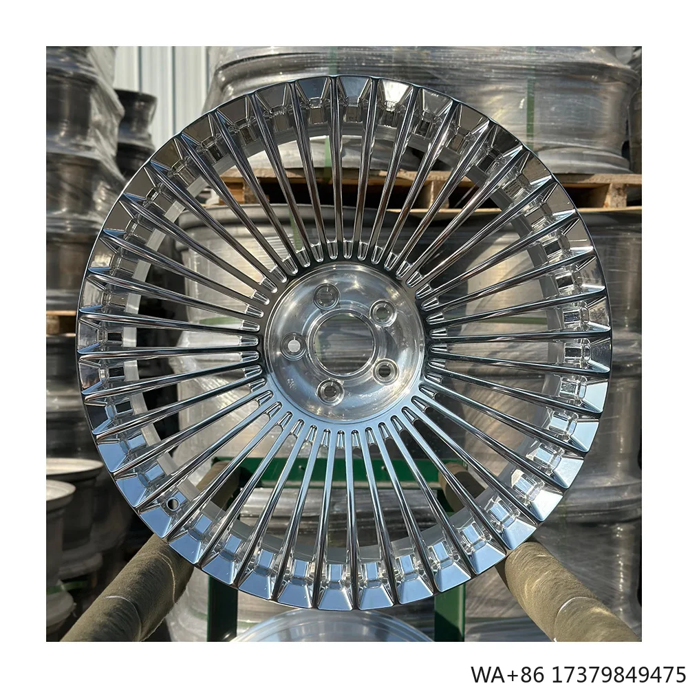 

One-piece Polished Forged Wheel Custom Wheel Rim 16-30 Inches Aluminum Alloy Muti-spoke for Modification Car Custom