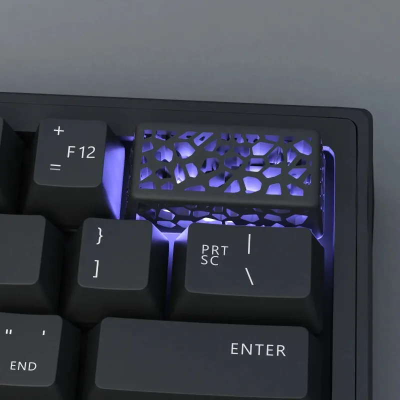 

Resin Hollow Light Transparent Keycap Three Dimensional Stylish Space Enter Personalized Key Cap For Mechanical Keyboard