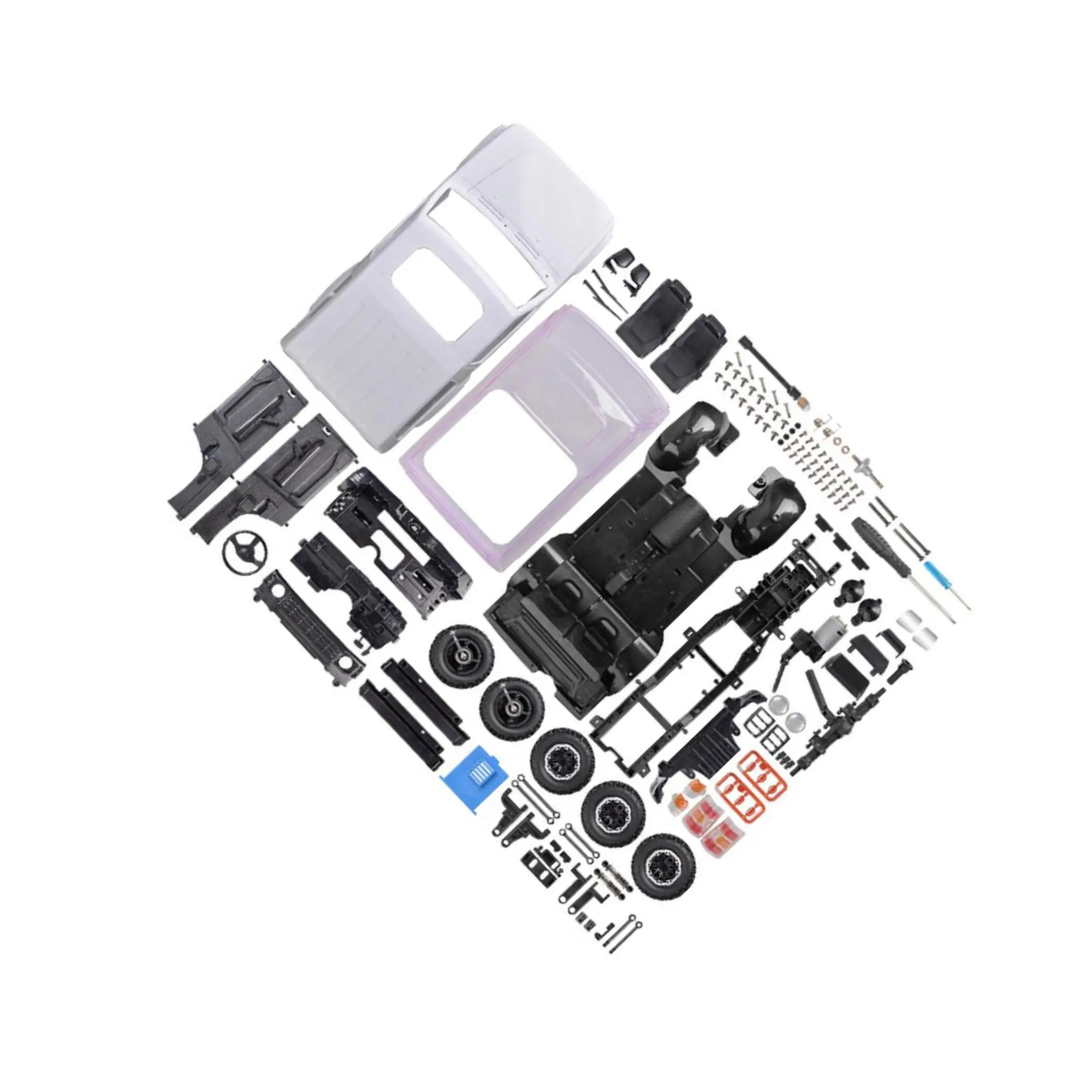 

1:14 RC Crawler Car DIY Kits DIY Modification 4WD Hobby RC Model All Terrain