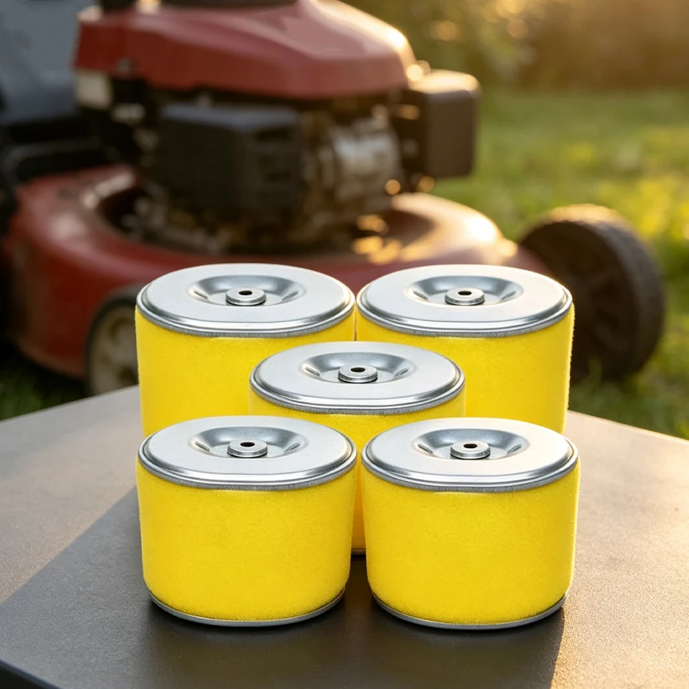 5 Pack Air Filters Matching For Honda For GX390 For GX340 Engine Requirements Replaces OEM 17210 For ZE3-505 Directly