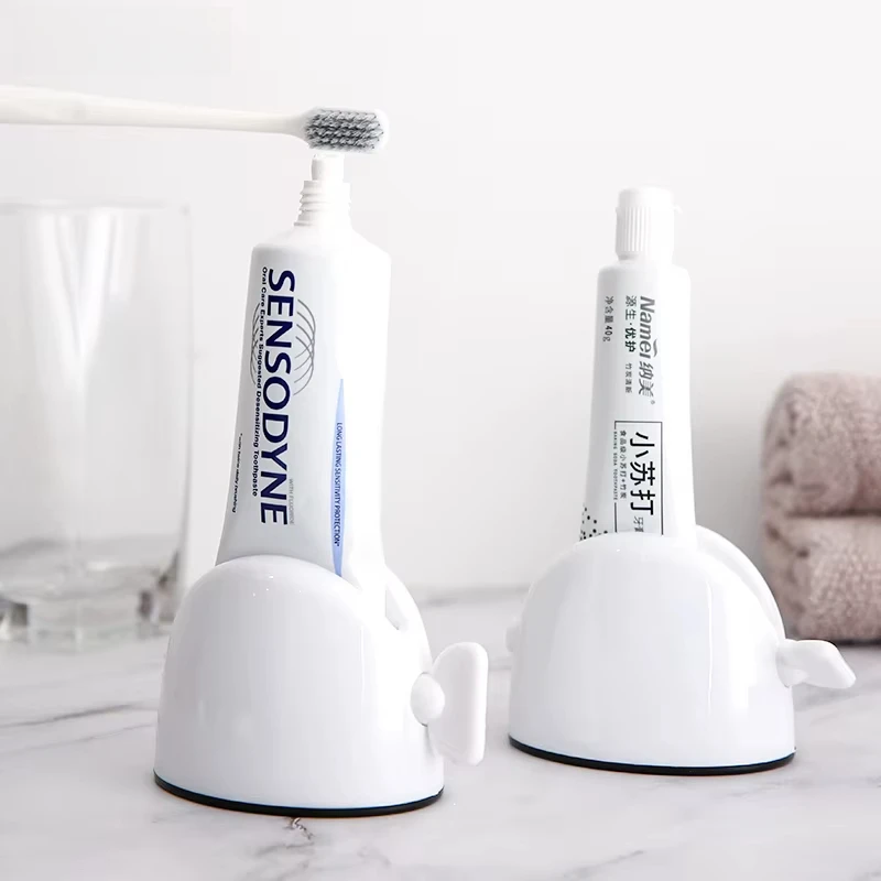 1/2pcs Bathroom Accessories Set Rolling Toothpaste Squeezer Tube Toothpaste Dispenser Cleanser Squeezer Toothpaste Holder