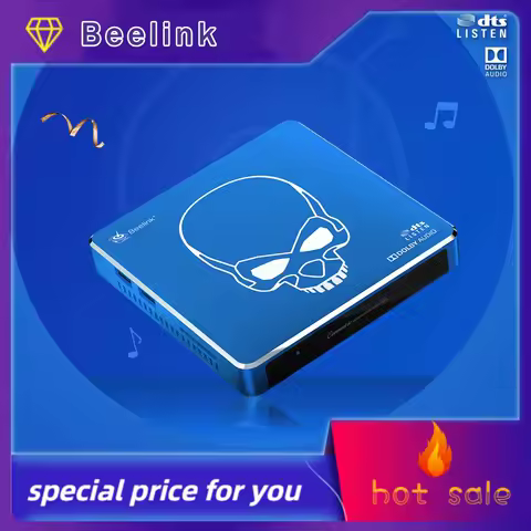 Beelink GT-King Pro Blue LED Display TV Box WiFi 6 4GB+64GB TV Box STB Dolby Audio DTS Set Top Box 4K UHD HDMI 3D Video Format