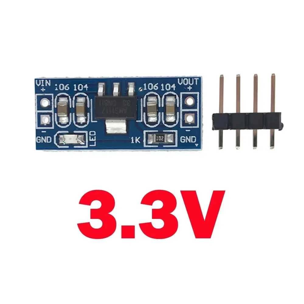 AMS1117 DC 6.0V -12V to 5V 4.5V - 7V to 3.3V power supply module AMS1117-5.0V power module AMS1117-3.3V