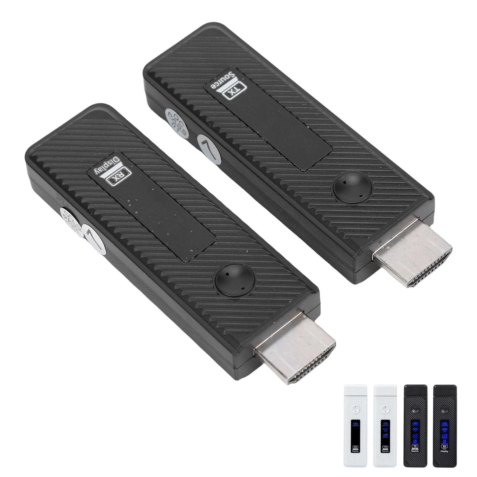 جهاز إرسال واستقبال الوسائط المتعددة اللاسلكي عالي الدقة 5G 2.4G 4K فك تشفير 1080P مخرج التوصيل والتشغيل مجموعة موسع الوسائط المتعددة المحمولة عالية الدقة #3