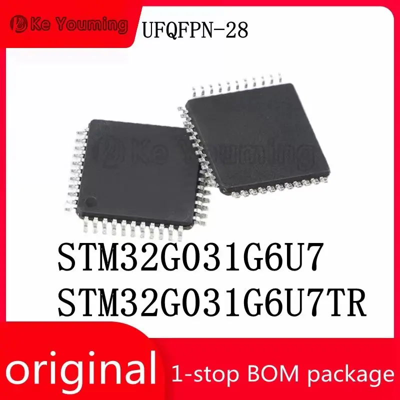 1PCS Integrated Circuit IC, Embedded Microcontroller, Electronic Components, STM32G031G6U7, STM32G031G6U7TR, 28-UFQFN