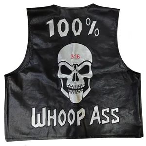 ستيف أوستن تحت سترة ، حجر بارد ، أسود ، 3:16 ، جمجمة ، كاملة 100٪ أفضل 10 سترات روك رجالية مبيعا - No7