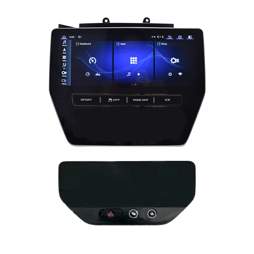 Krando Android 12.3 inch Car Multimedia DVD player stereo For Maserati GT wireless carplay android auto ac screen in one unit