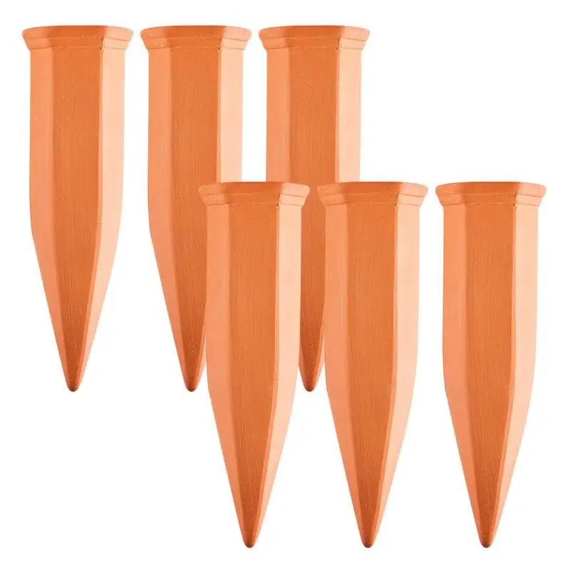 

Plant Watering Device Clay Watering Spikes Automatic Plant Watering System Cone Shaped Flower Pot Plant Spikes Drip Irrigator