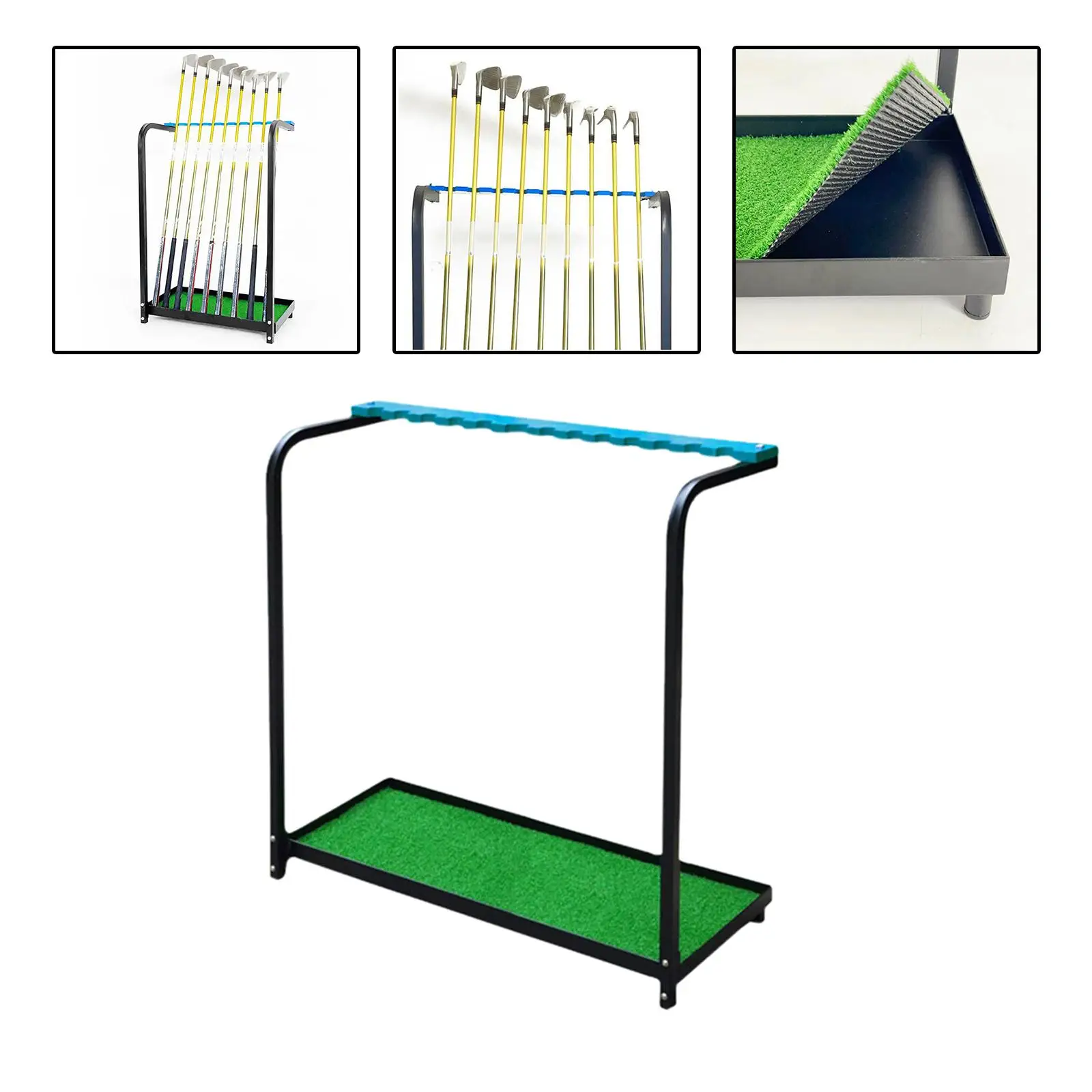 Golf Club Rack Shelf for Golf Course Practice Supplies Garage Indoor Outdoor