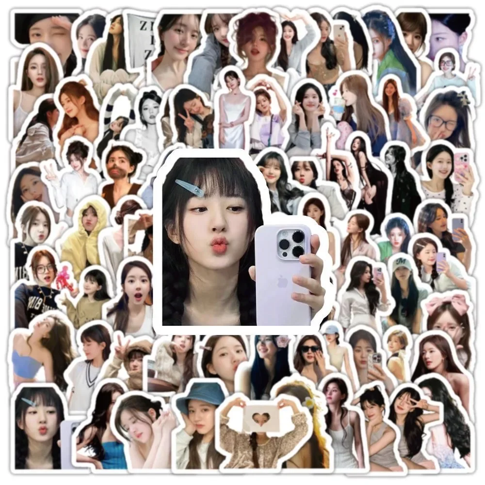 100PC/SET Zhao Lusi HD Poster Humanoid Stickers Hot TV Character Drama Stills Hand Account Materials Pad Computer Cellphone DIY