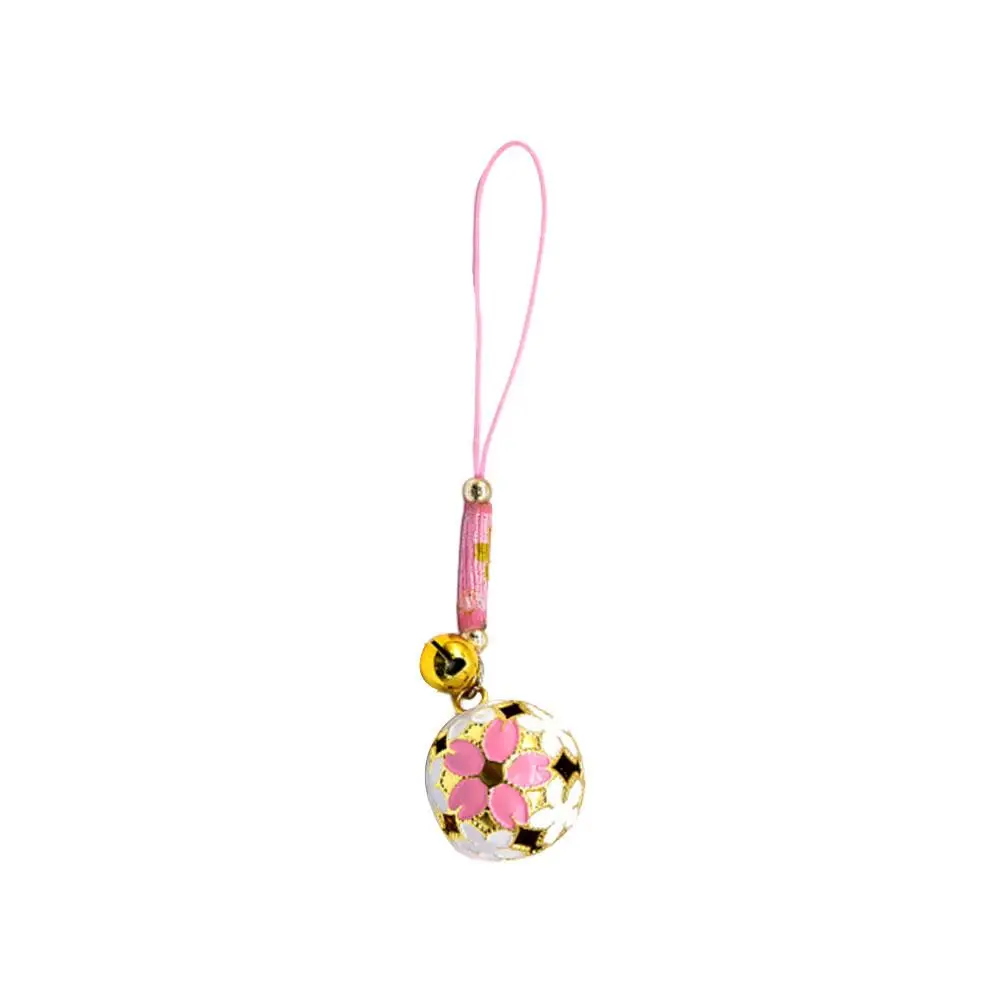 

Japanese Bell Pendant Cherry Hanging Decor DIY Hollow Keychain Cell Phone Accessories