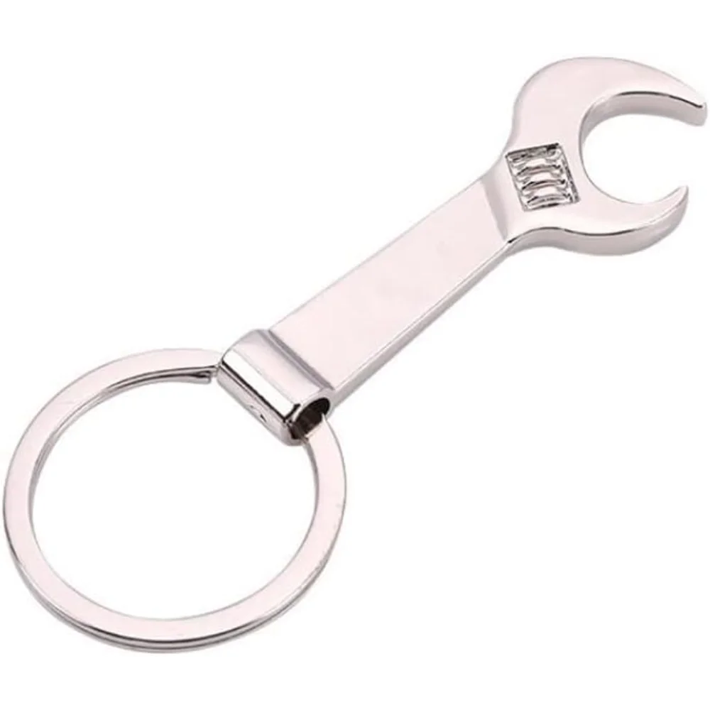 Bottle Opener Keyring Metal Mini  Christmas Birthday Gift for Men and Women Wrench Pendant Beer Opener Beverage Soda