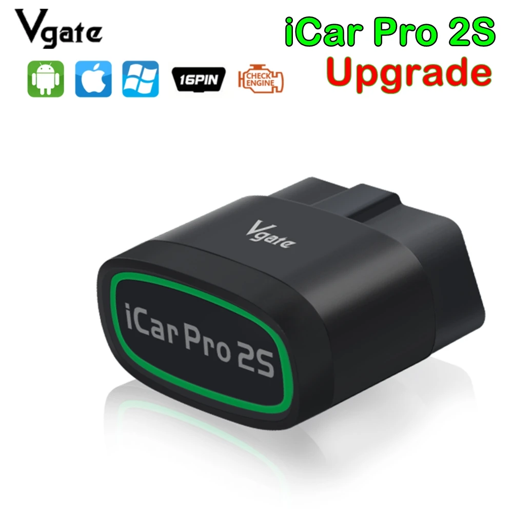 

Vgate iCar Pro 2S OBD2 Diagnostic Tool Fast Bluetooth 5.3 16Pin Adapter Auto Scanner ELM327 V2.3 Upgraded version