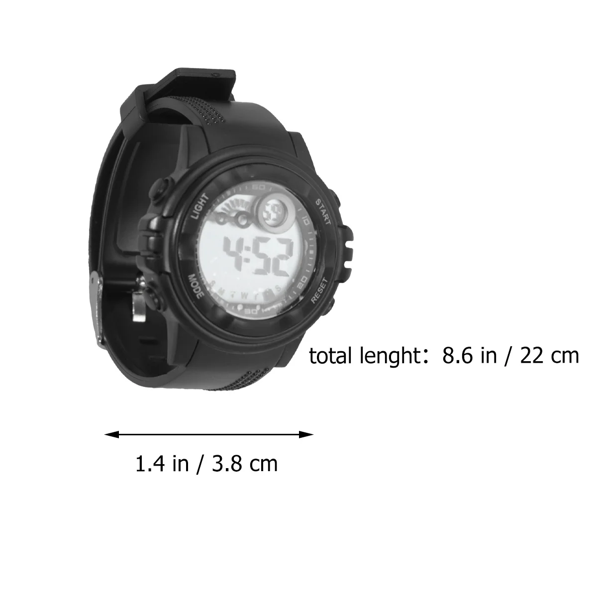 Waterproof Watch 30M Black Digital Sports 'S Outdoor Timepiece Luminous Electronic Multifunctional Wearable Gift
