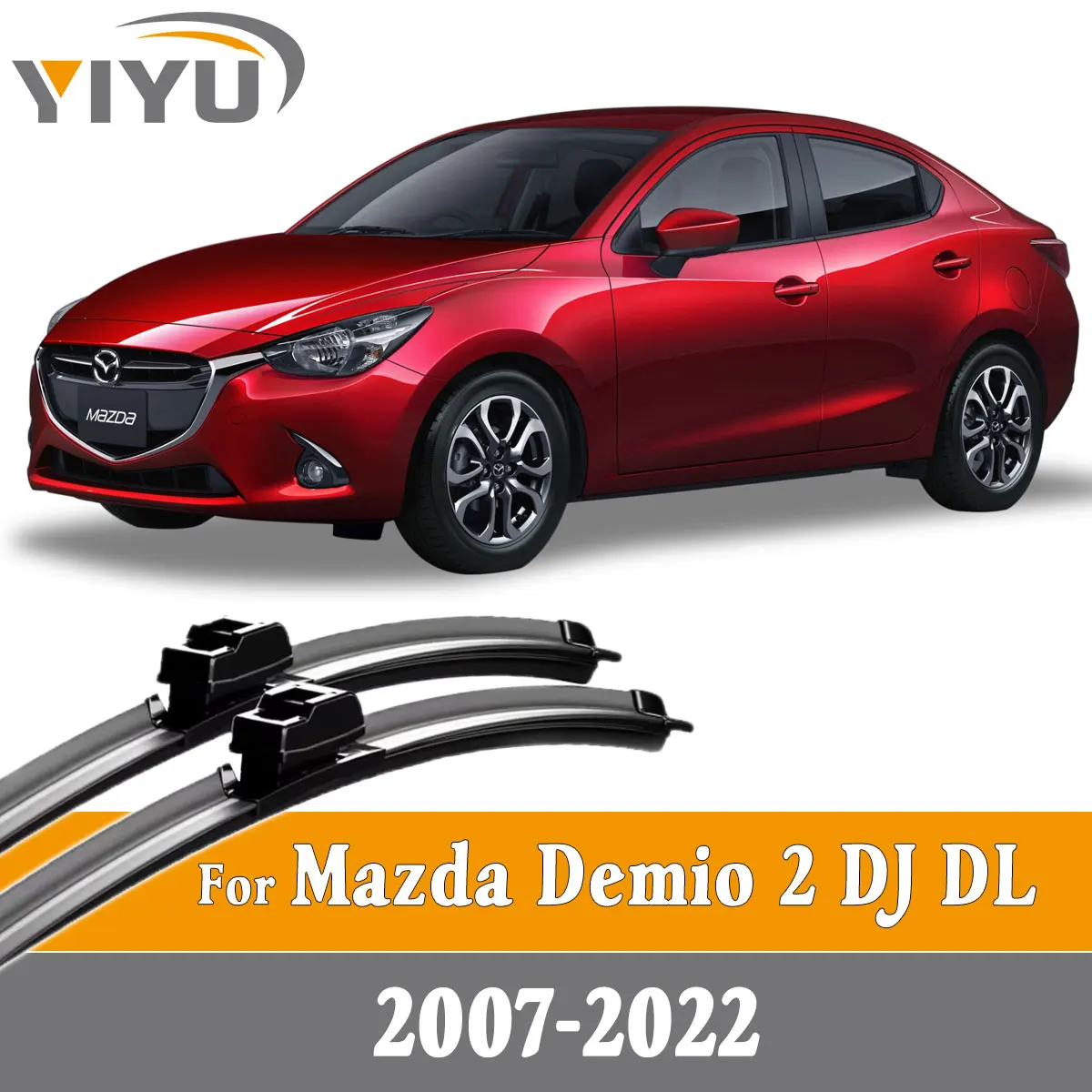 Mazda Demio 2 DJ DL 2007-2022 액세서리 창 앞 유리 앞 유리 용 자동차 앞 와이퍼 블레이드