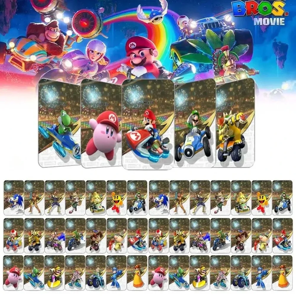 

Mario Kart 8 New 21pcs Mini Card NFC Card NFC Tag Card for Switch and Wii U--Kawaii Mario Kart8 Deluxe Clothes NTAG215 Chip Card
