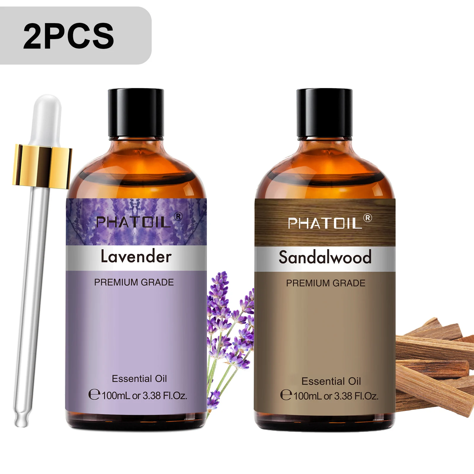 PHATOIL 2개/1개 라벤더 아로마테라피 에센셜 오 - Home Fragrance Eucalyptus 리뷰 및 가격