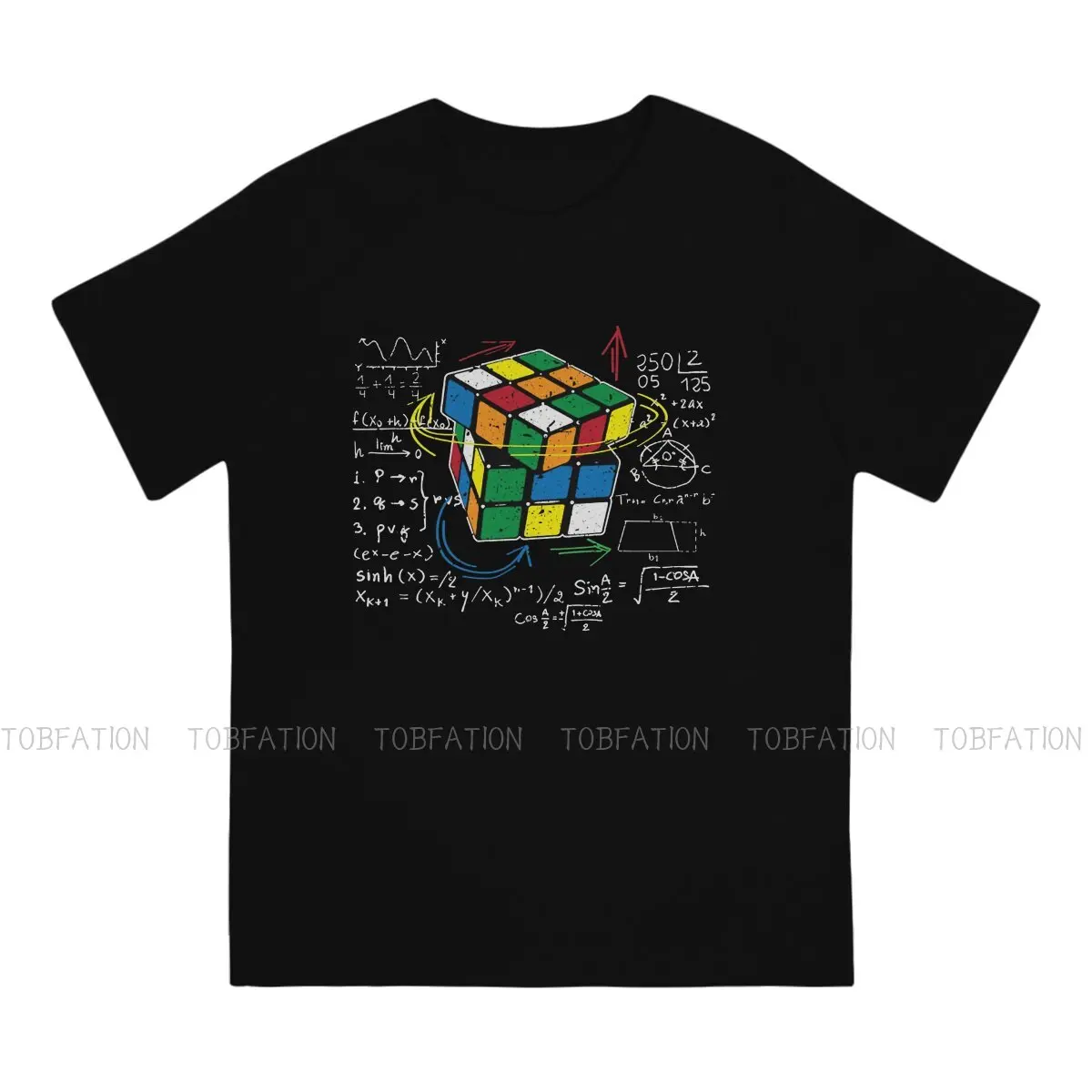 Magic Math  Speedcubing O Neck TShirt Math Rubik Fabric Original T Shirt Men Tops New Design Big Sale