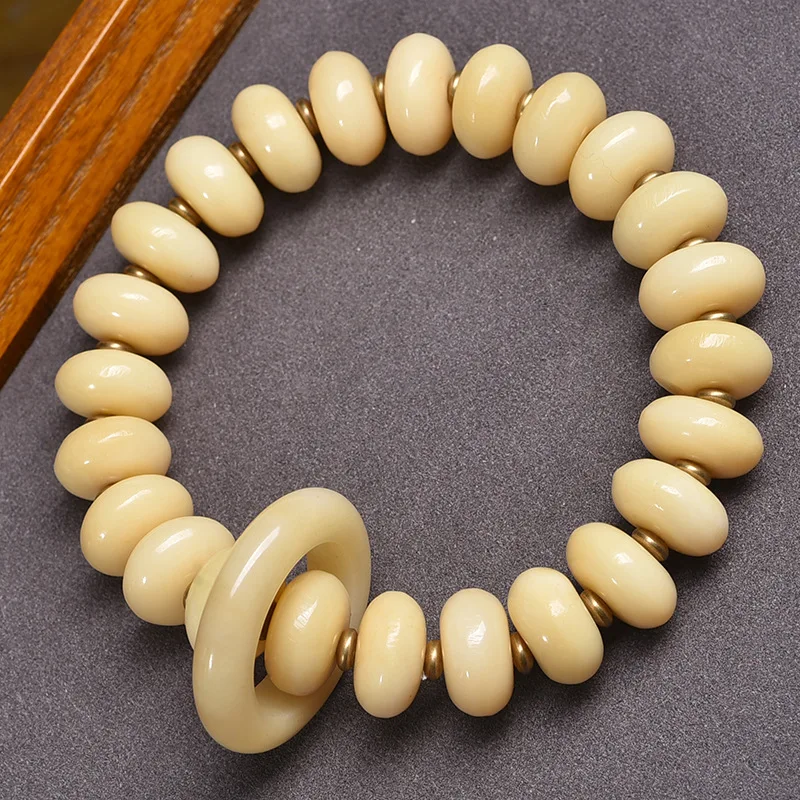 Tibetan-style camel bone medicinal tablets, abacus , Buddhist prayer beads for men and women, hand bracelets, necklaces, wh