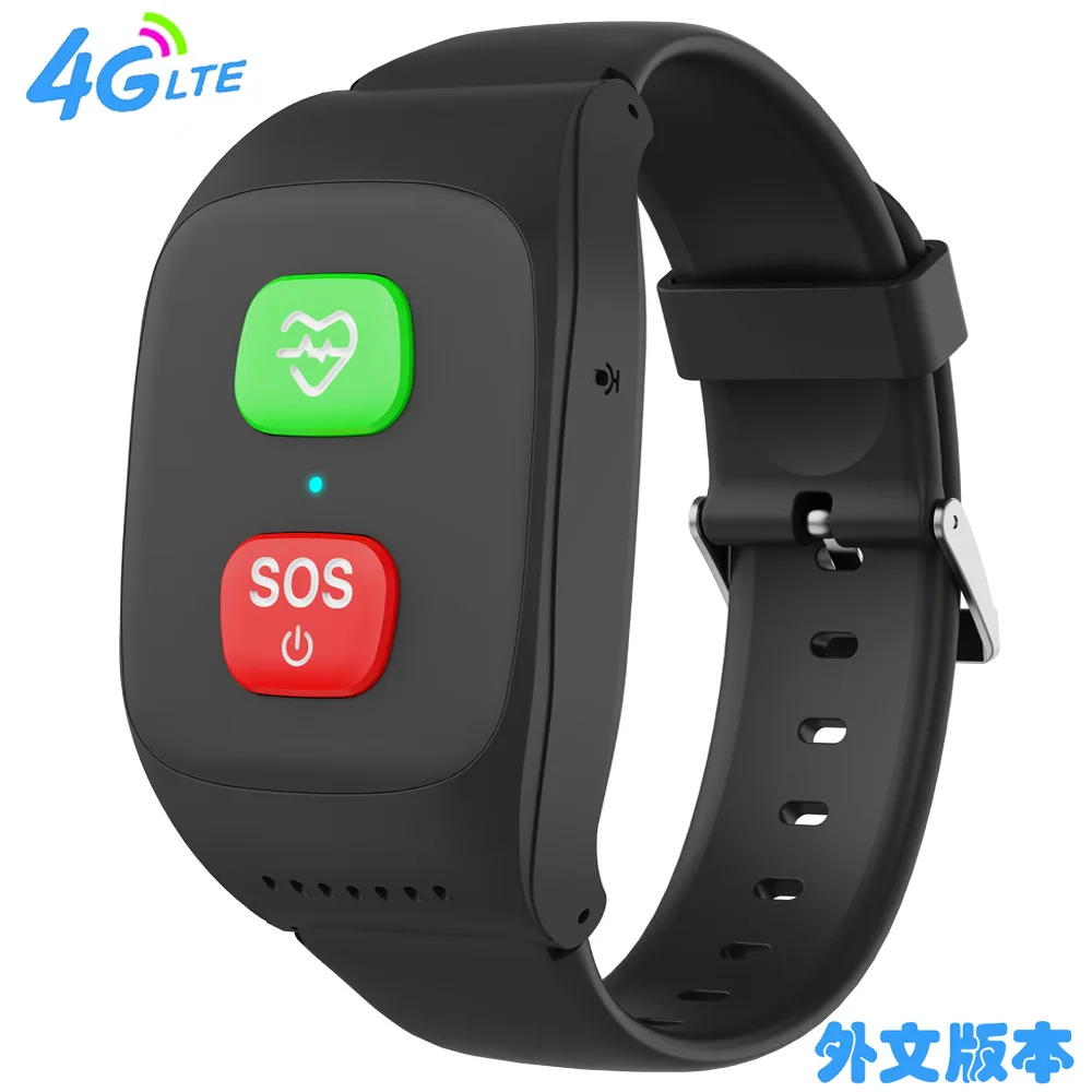 Hot Sale GPS TrackerWatch 4G Elderly alarm Tracking Bracelet Health monitor SOS IP67 Waterproof Locator Fall Alert Tracker