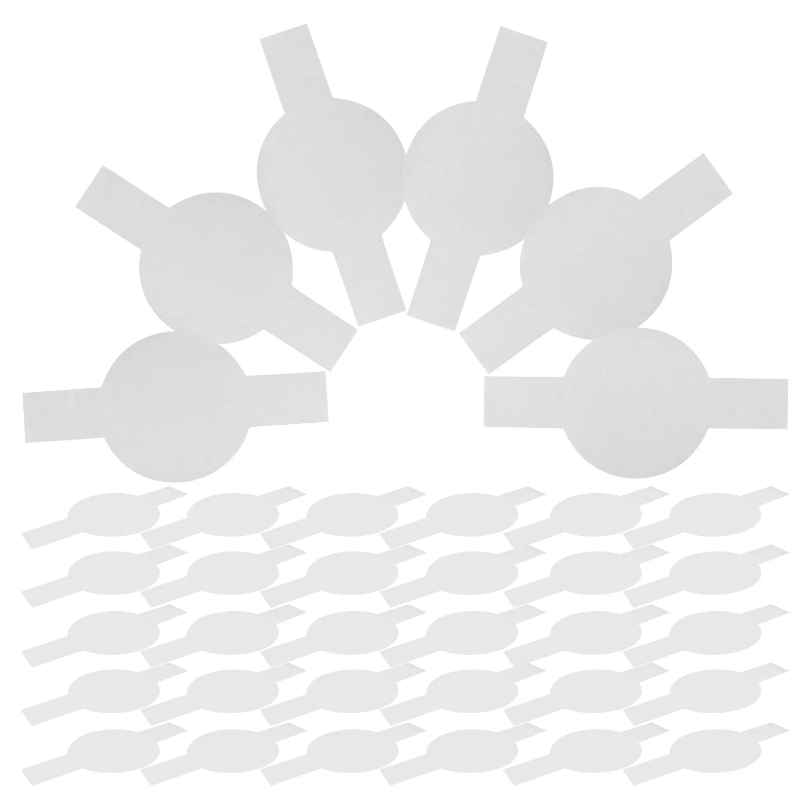 100 قطعة كعكة عموم ورقة بطانات البرشمان المستديرة غير عصا أوراق الخبز رفع علامات التبويب سهلة إزالة الكعكة الدوائر الورقية الخبز