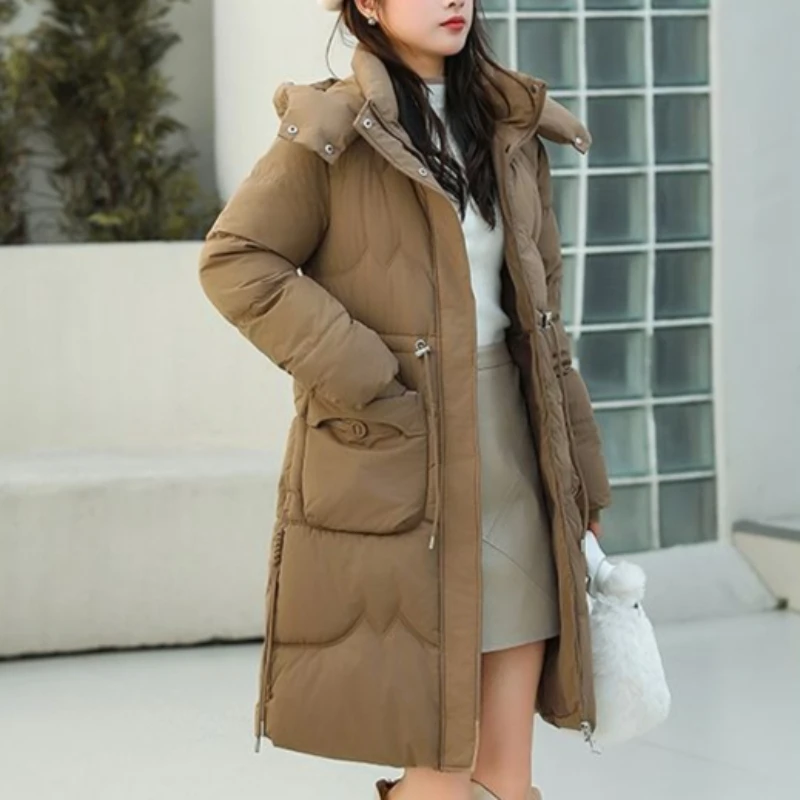 

Heavy Duty Winter Coat 2025 Thermal Hooded Long Jacket with Detachable Hood Windproof Hot Sale Clothes