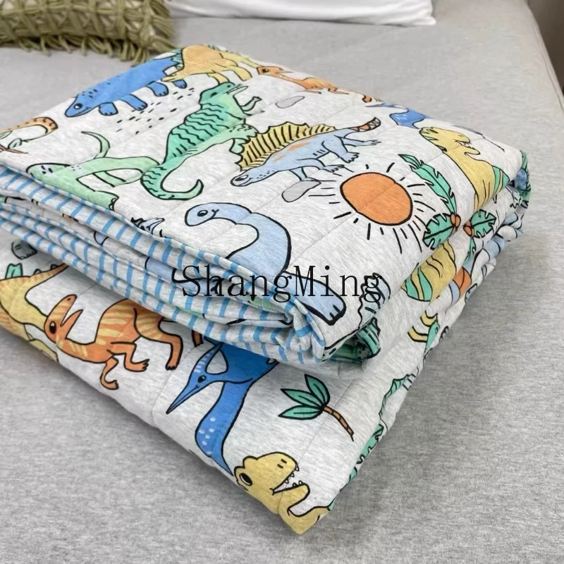 

ZYY household single pure cotton knitted cotton summer quilt air conditioner quilt can be washed and made into quilt cover