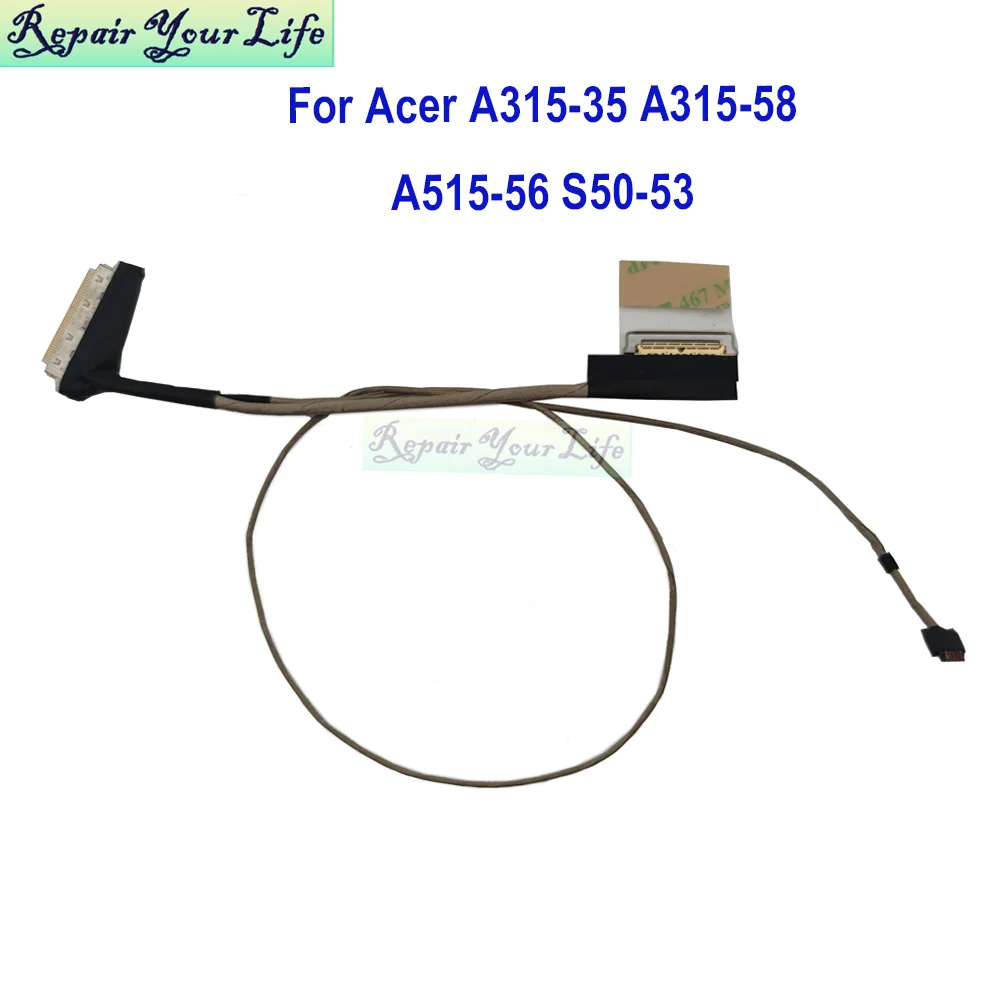 Laptop LCD Video Screen Cable For Acer Aspire S50-53 A115-32 A315-35 A315-58 Extensa EX215-32 EX215-54 DC02003T800 50.A1DN2.001