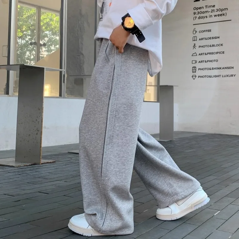 4-14 Jahre Jungen Jogginghose UNITIM 2026 Herbst Jugendliche Jungen Gerade Hose Lockerer Elastischer Bund Junior Jungen Vielseitige Hose – Detail 3