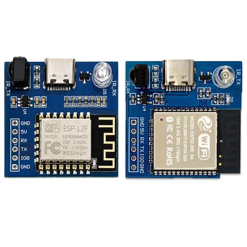 ESP8266 ESP32 Infrared Transmit Receive NEC Command WiFi Transparent Transmission Module 3 pieces minimum order