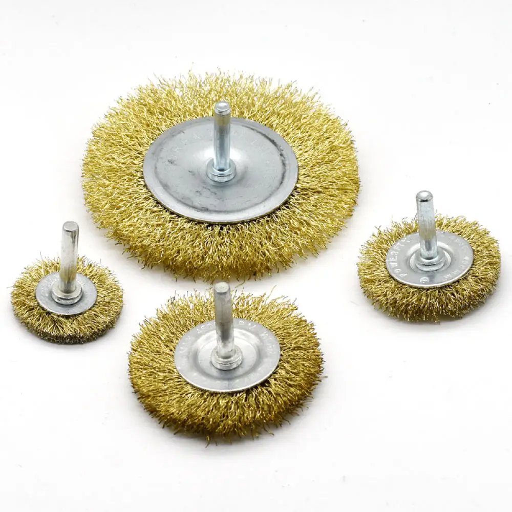 Steel Wire Wheel Set For Electric Drill Tool Metal Deburring Cleaning Rust Paint Removal Surface Prep Accessories