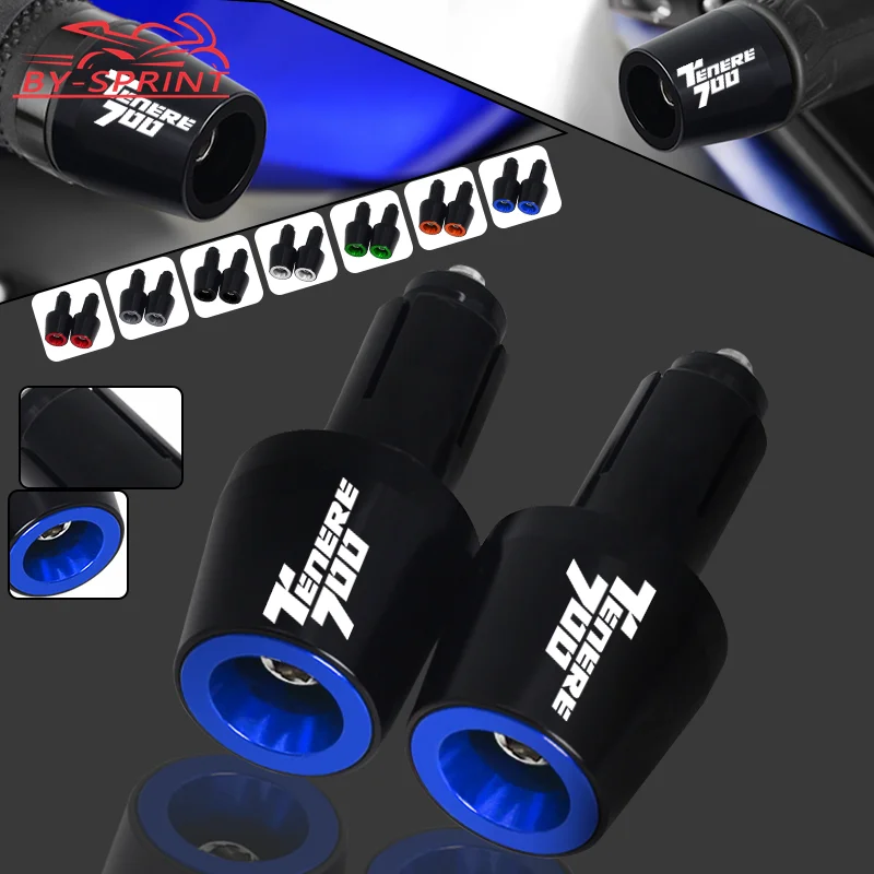 

7/8" 22MM For TENERE 700 TENERE700 2019-2024 Handle Bar Grips Ends Handlebar Cap Plug Sliders Motorcycle tenere700