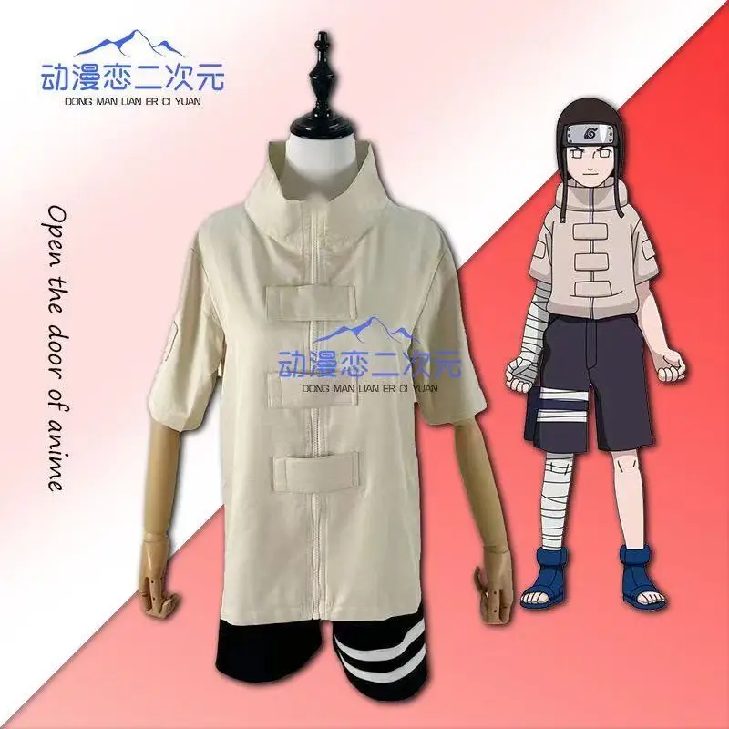 

Anime Hyuga Neji Cosplay Costume Samurai Training Battle Uniform for Cosplay Performance