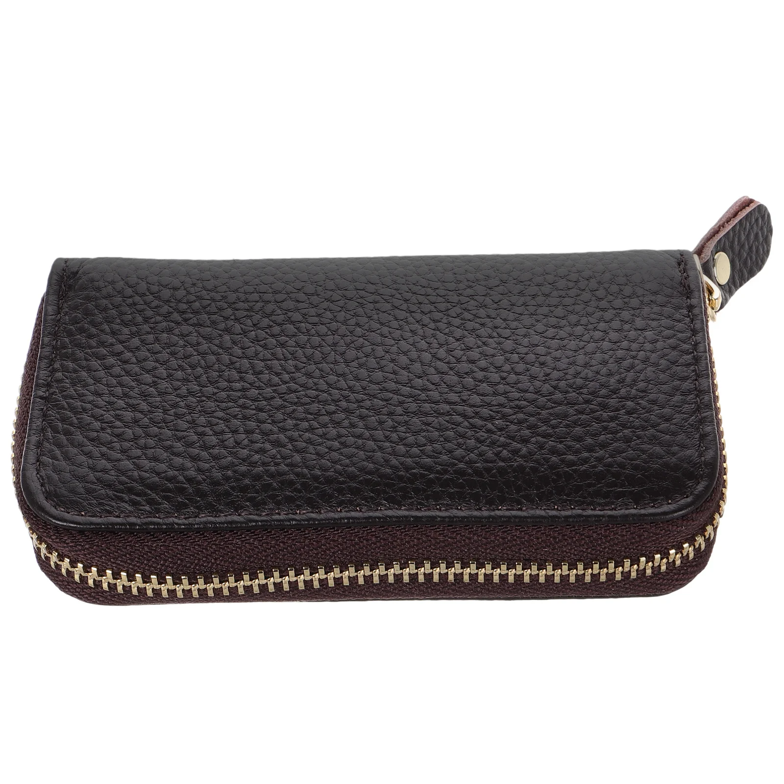 

Key Bag Large Capacity PU Material Zipper Design Car Home Office Versatile Practical Gift Fathers Teachers Boyfriends