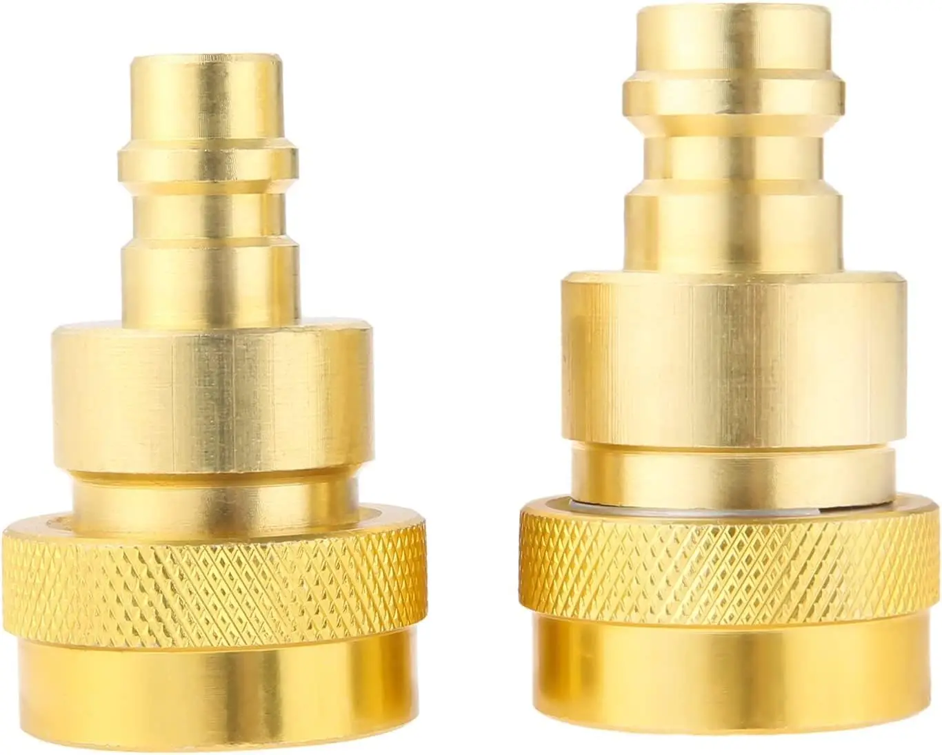 

2Pcs A/C R134a To R1234yf Conversion Kit Quick Adapter Adjustable High&Low Voltage Connector for AC R1234yf Refrigerant System