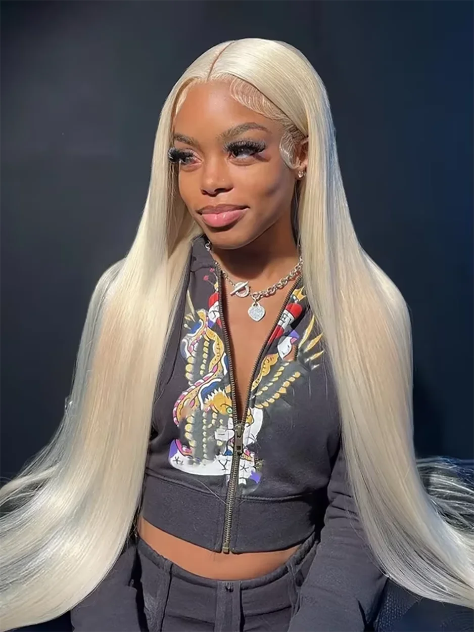 Straight 613 Blonde 13x6 HD Lace Front Wig Human Hair Brazilian Transparent 13x4 Lace Frontal Wigs For Black Women