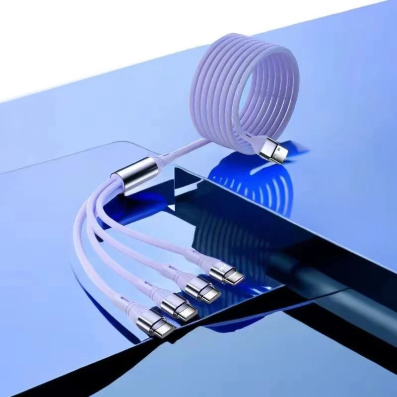 USB Loại A đến 4 Loại Bộ Chia Cổng Kết Nối Sạc Cáp Dropship