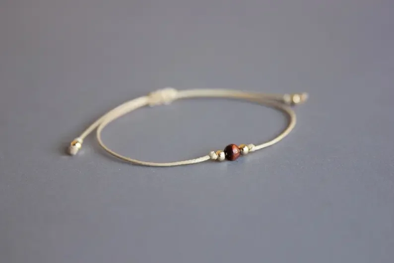 سوار كريستال عين النمر الأحمر للنساء ، العطف النسائي ، الأحجار الكريمة للحماية ، هدية للطلاب