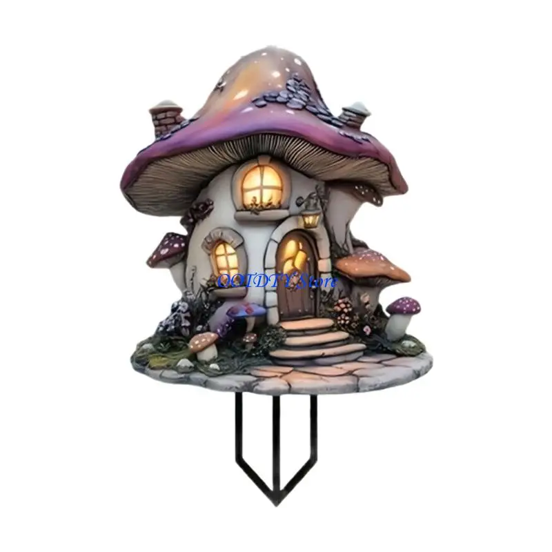 367A Durability Acrylic Garden Stake Outdoor Decoration Squirrels Design Yard Sign